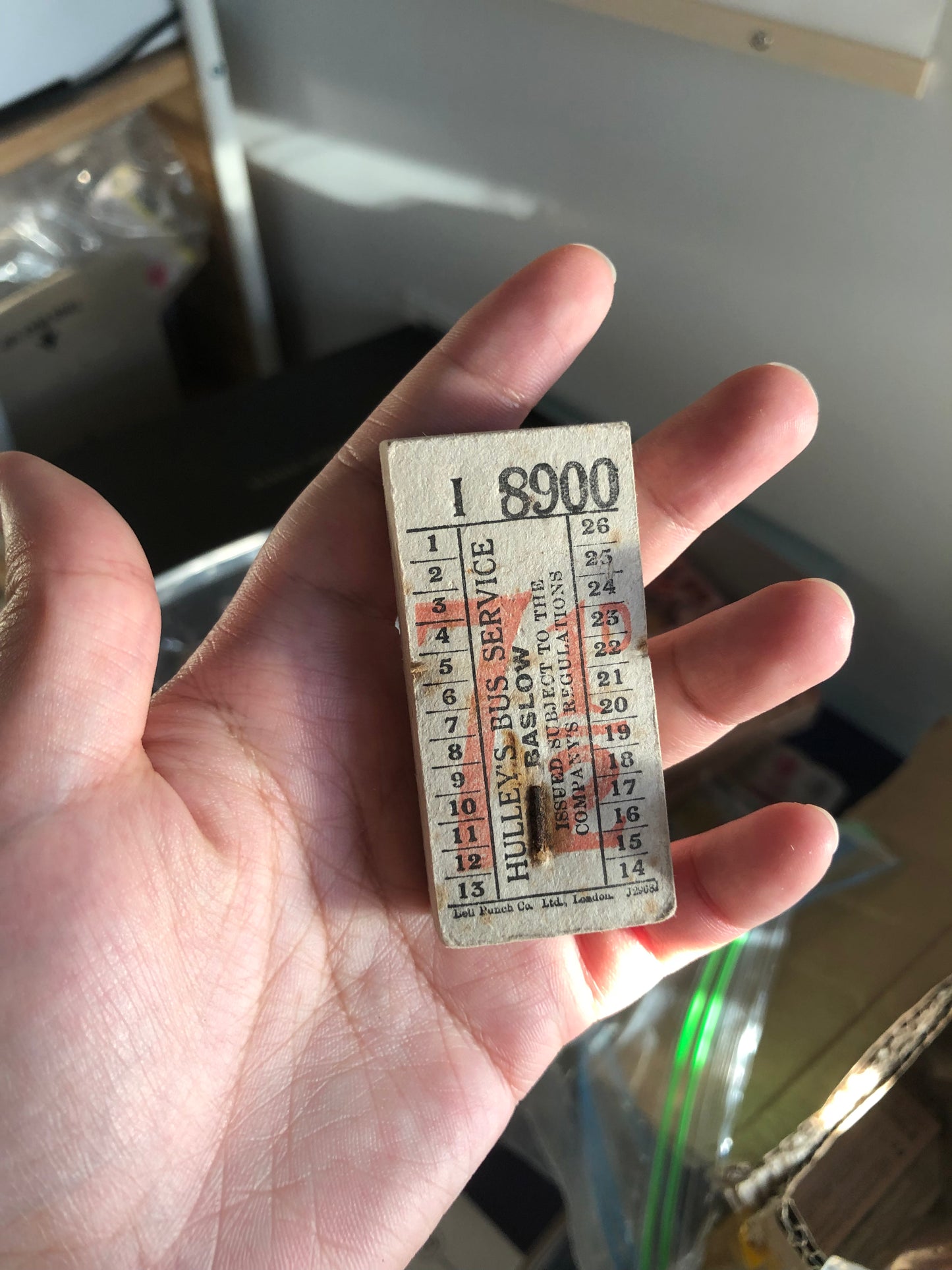 A Stack of 50 Real Vintage Transport Tickets (Bus/ Tram/Train)