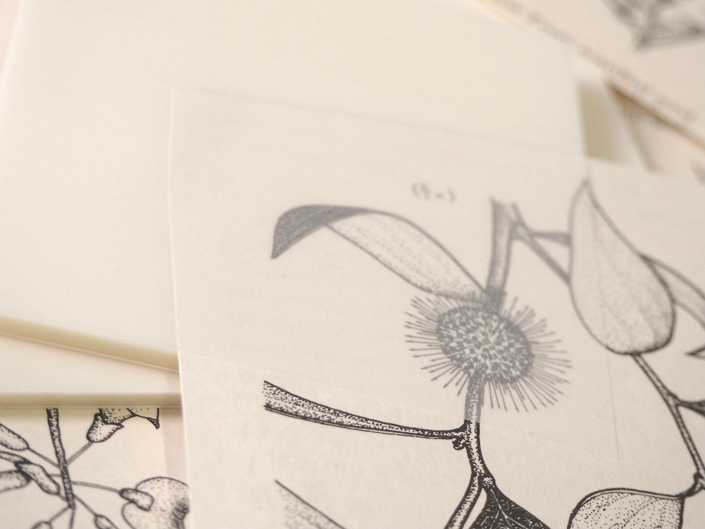 Transparent StickyNote / Clear memo pad for books and textbooks