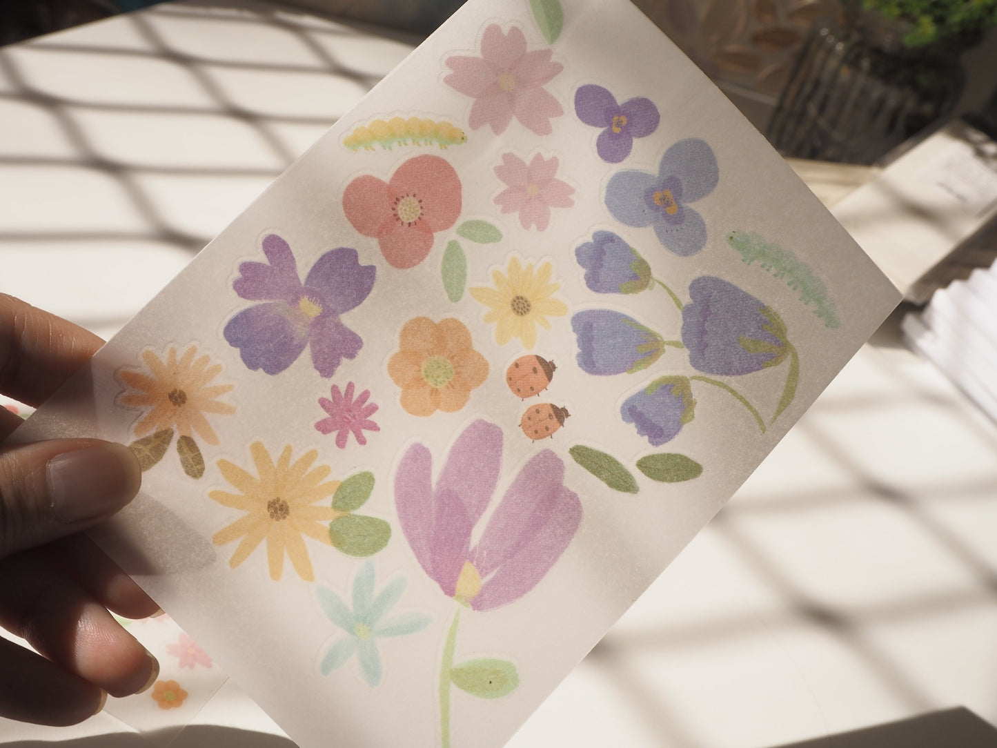 Things in My imaginary Garden - Rub-on Stickers/ Transfer Stickers 004 and 005 (LFSO)