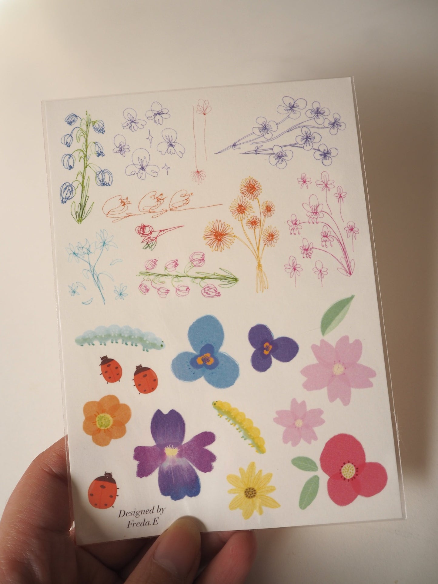 Waterproof Temporary tattoos Designed by Freda. E