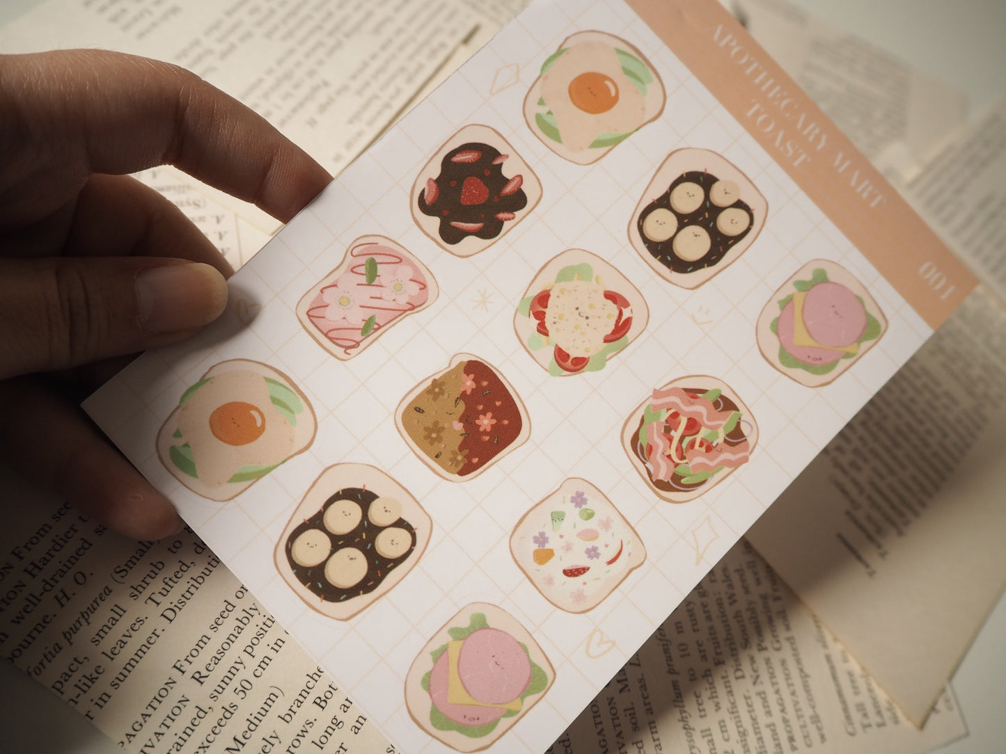 Toasts- Apothecary Mart Sticker sheets (LFSO)