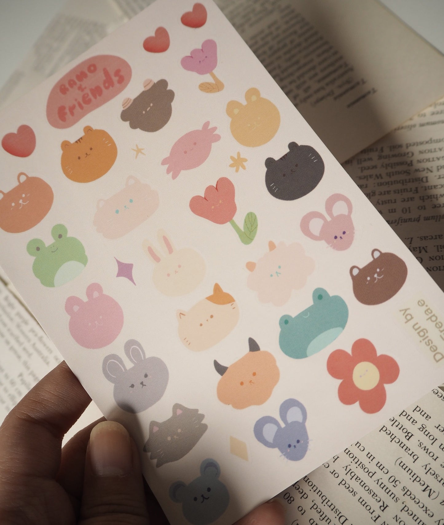 Character sheet - Rano and friends sticker sheet (LFSO)