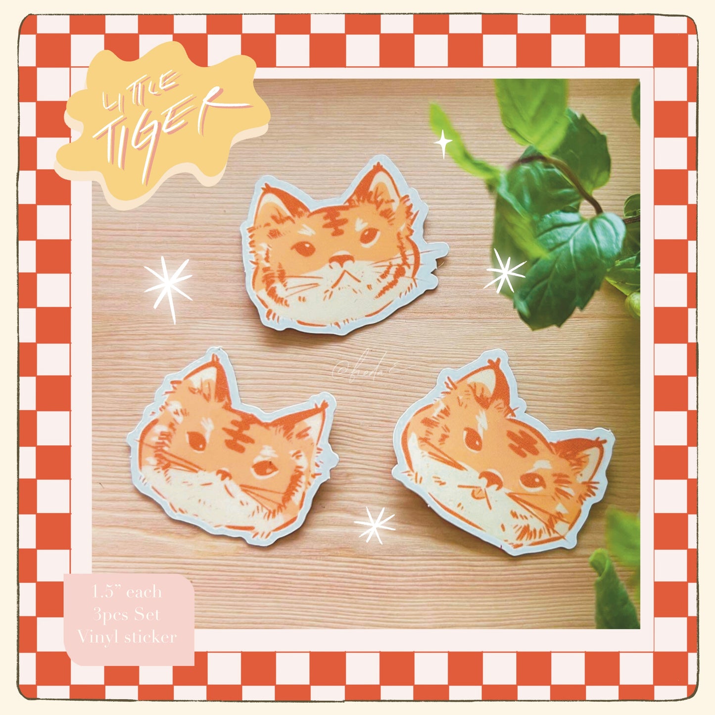 Little Tiger Cat Sticker Bundle