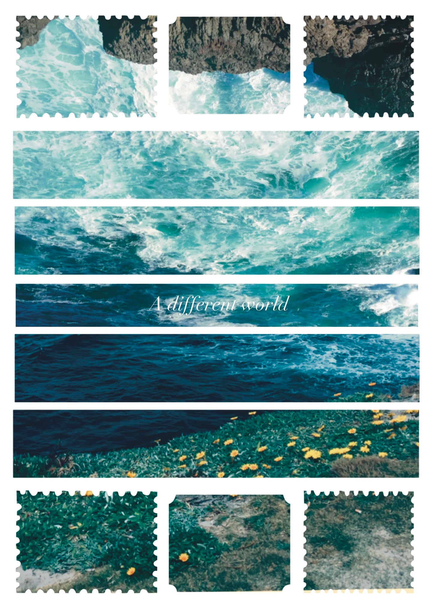 Beach Days series- Rub-on/ Transfer Stickers 038, 039, 040 (LFSO)