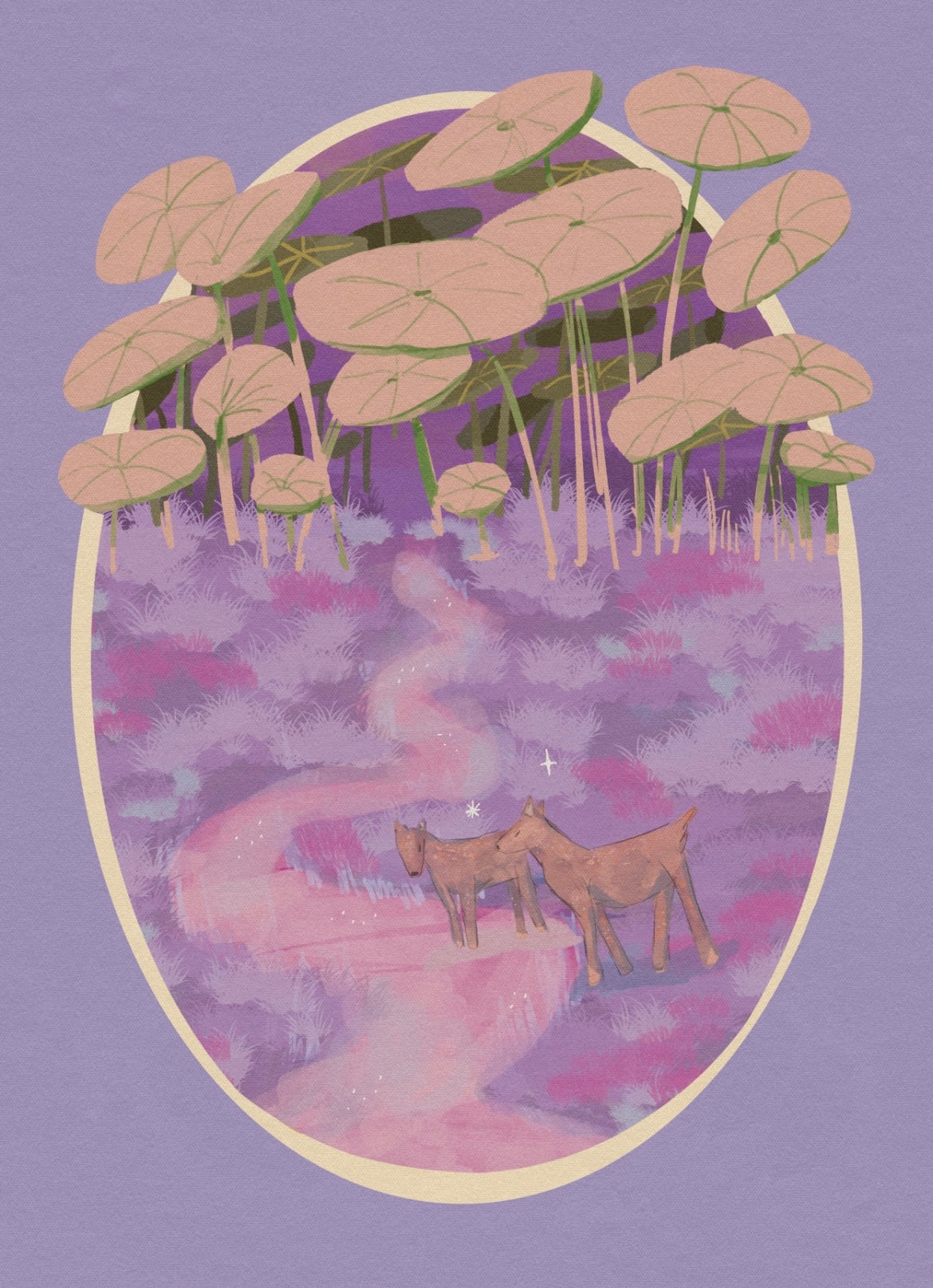 Purple Midnights Print A4 or A5