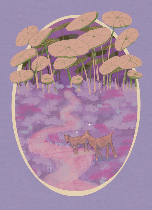 Purple Midnights Print A4 or A5
