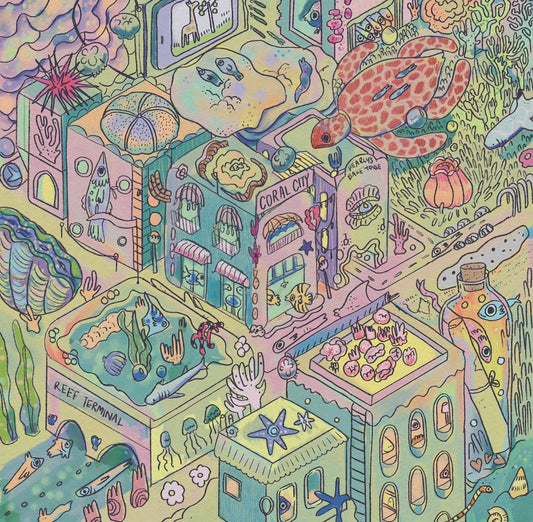 Coral City 21cmx 21cm