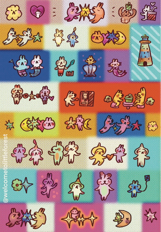 Little Moments sticker sheet