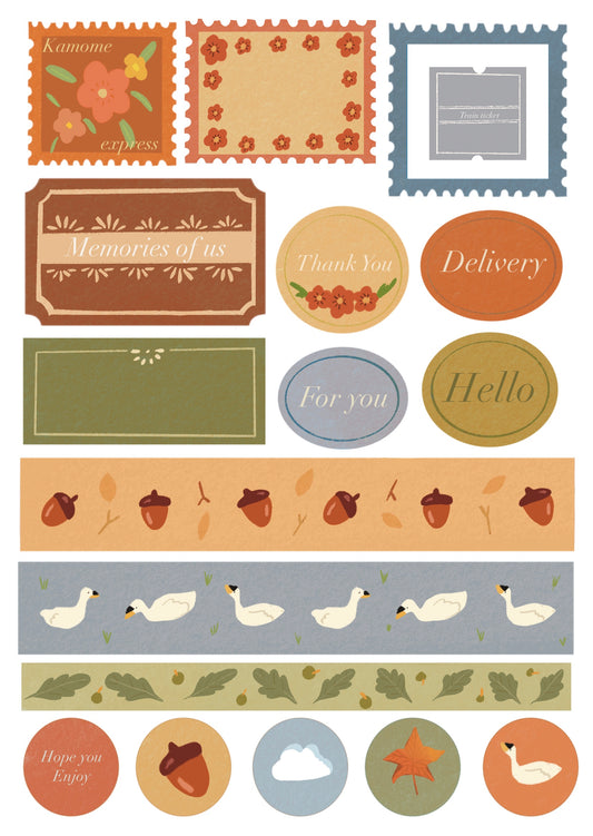 Autumn Deco Sticker sheet (LFSO)